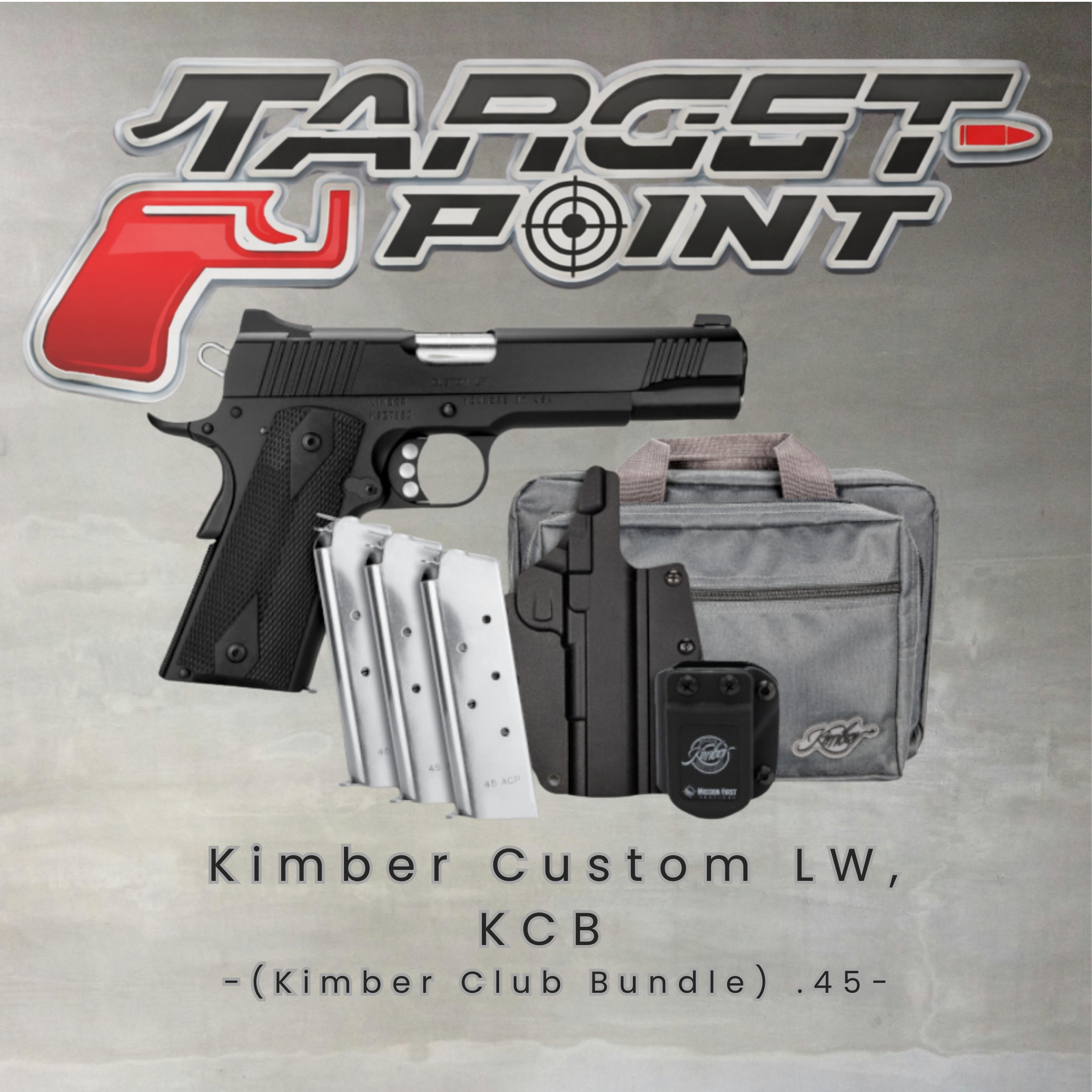 Kimber Custom LW, KCB (Kimber Club Bundle) .45