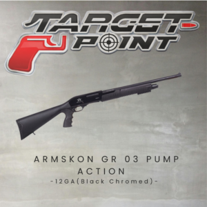ARMSKON GR 03 PUMP ACTION -12GA (Black Chromed)