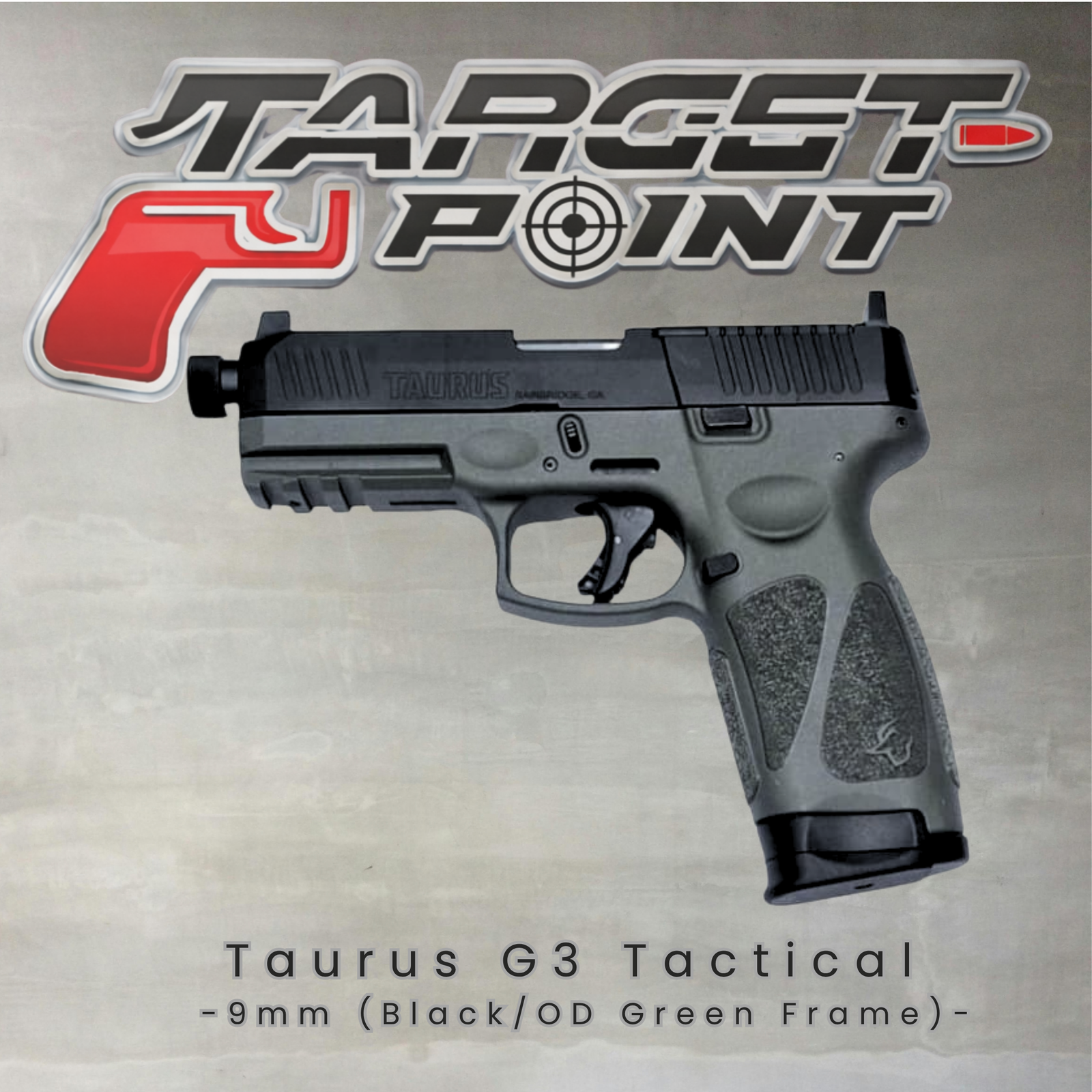 Taurus G3 Tactical 9mm (Black/OD Green Frame)