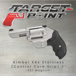 Kimber K6s Stainless (Control Core Grip) 3″ .357 Magnum
