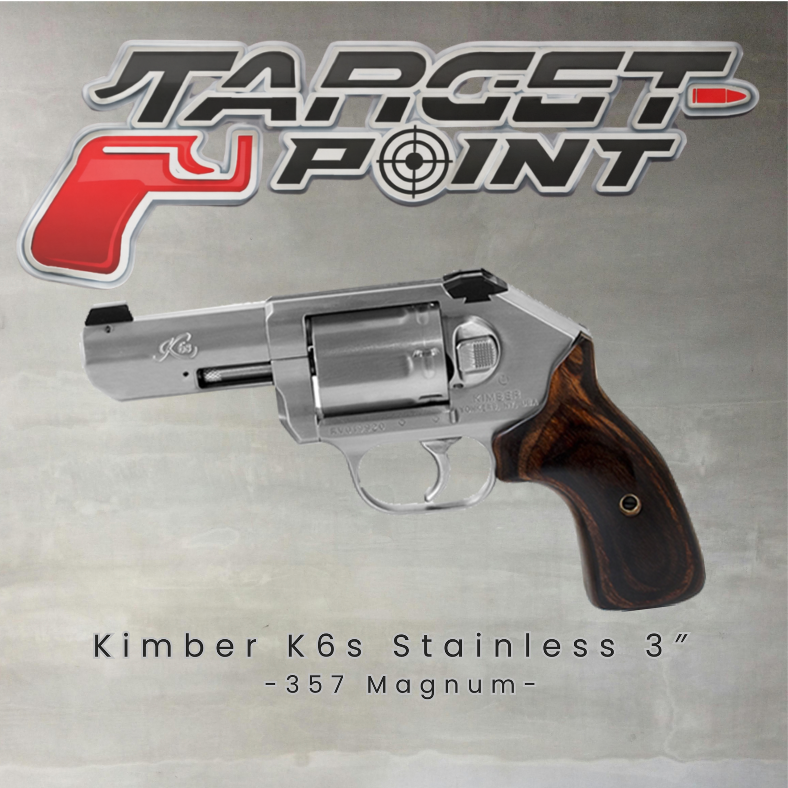 Kimber K6s Stainless 3″ .357 Magnum