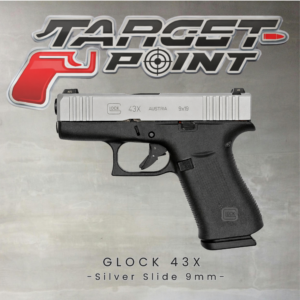 GLOCK 43X Silver Slide 9mm