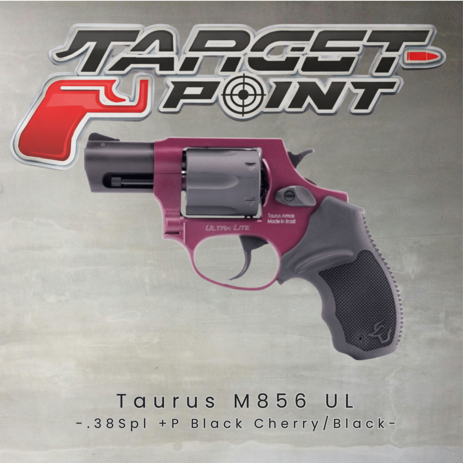 Taurus M856 UL .38Spl +P Black Cherry/Black