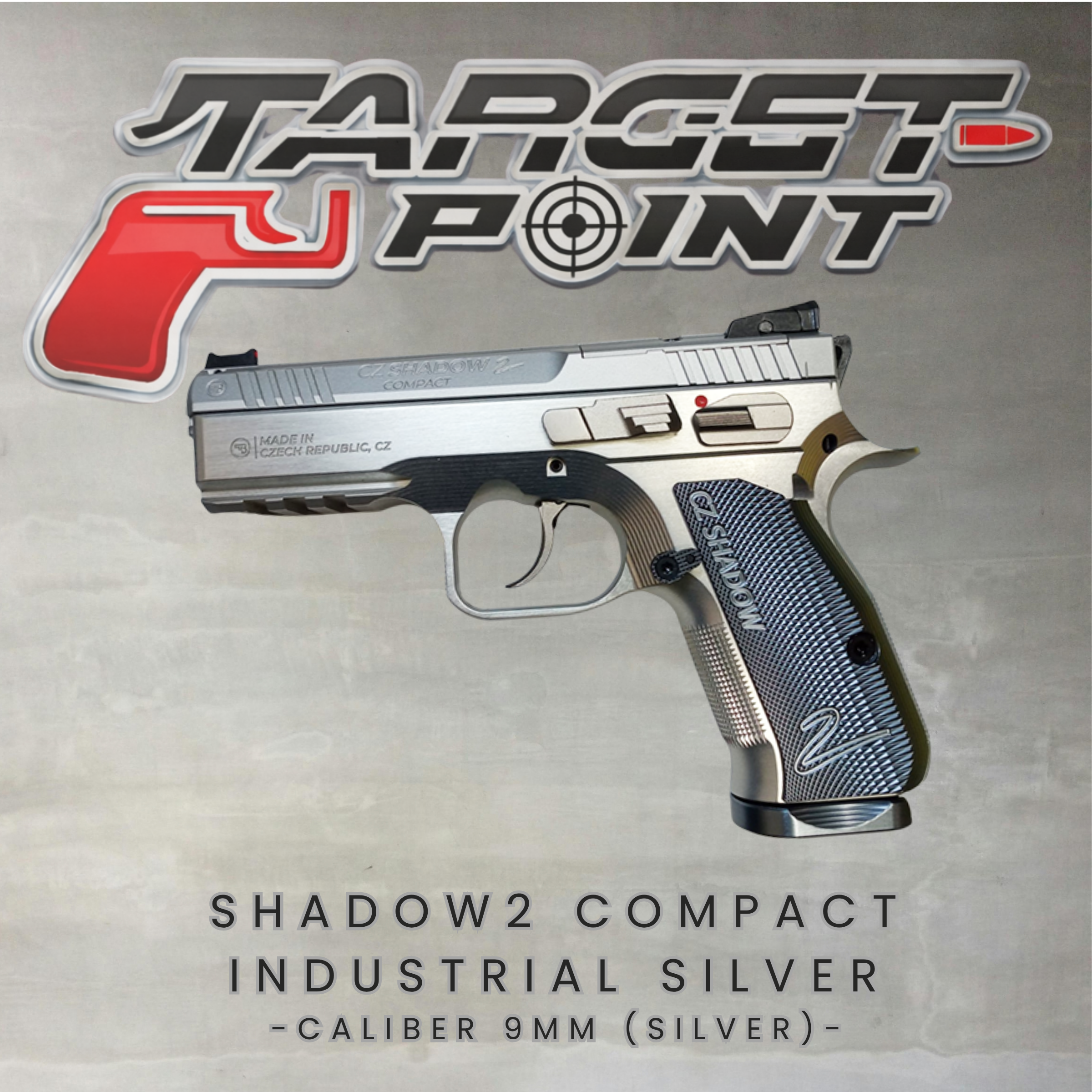 CZ SHADOW2 COMPACT INDUSTRIAL SILVER (FA-1230)