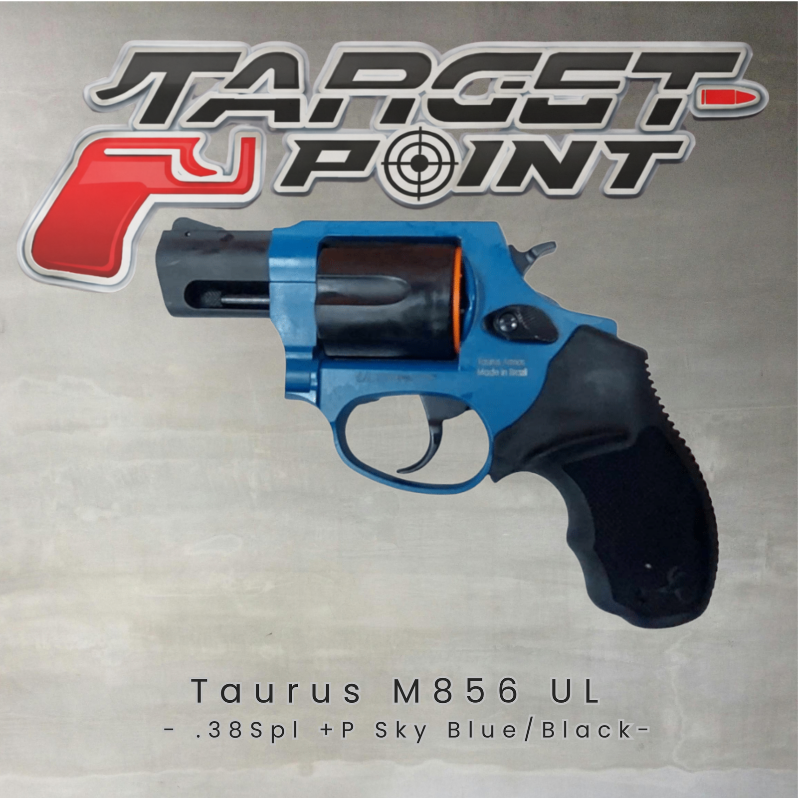 Taurus M856 UL .38Spl +P Sky Blue/Black