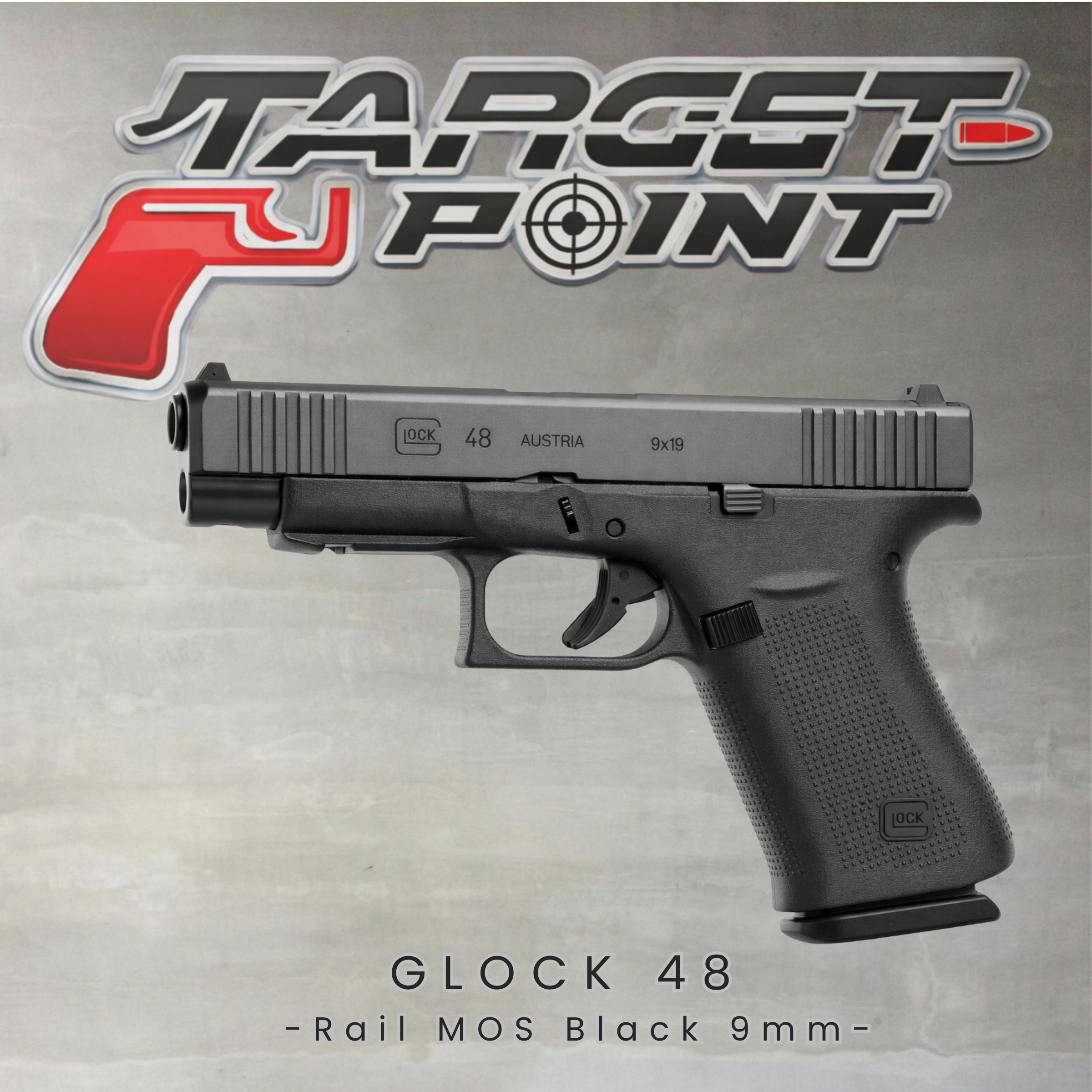 GLOCK 48 Rail MOS Black 9mm