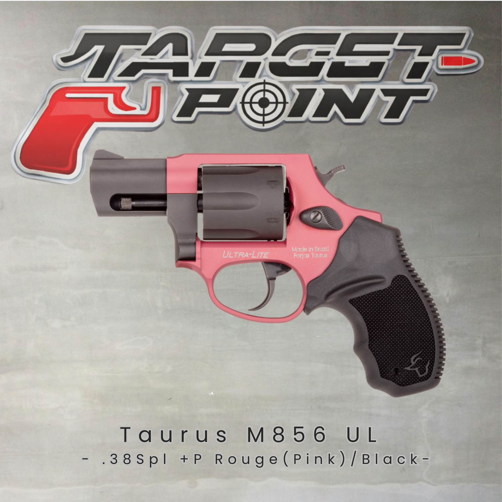 Taurus M856 UL .38Spl +P Rouge(Pink)/Black