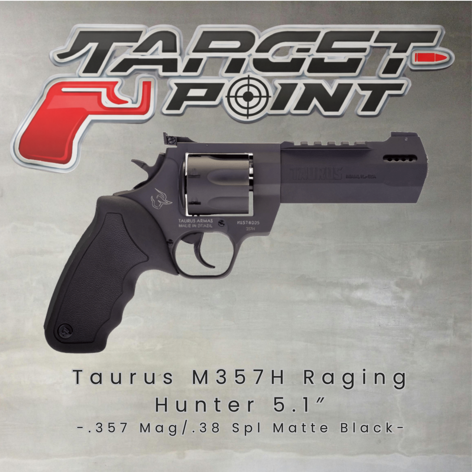 Taurus M357H Raging Hunter 5.1″ .357 Mag/.38 Spl Matte Black