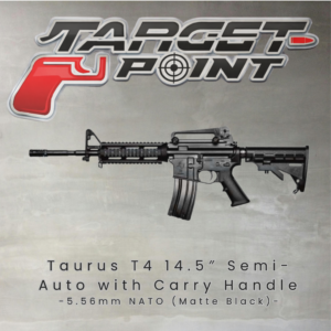 Taurus T4 14.5″ Semi-Auto with Carry Handle 5.56mm NATO (Matte Black)