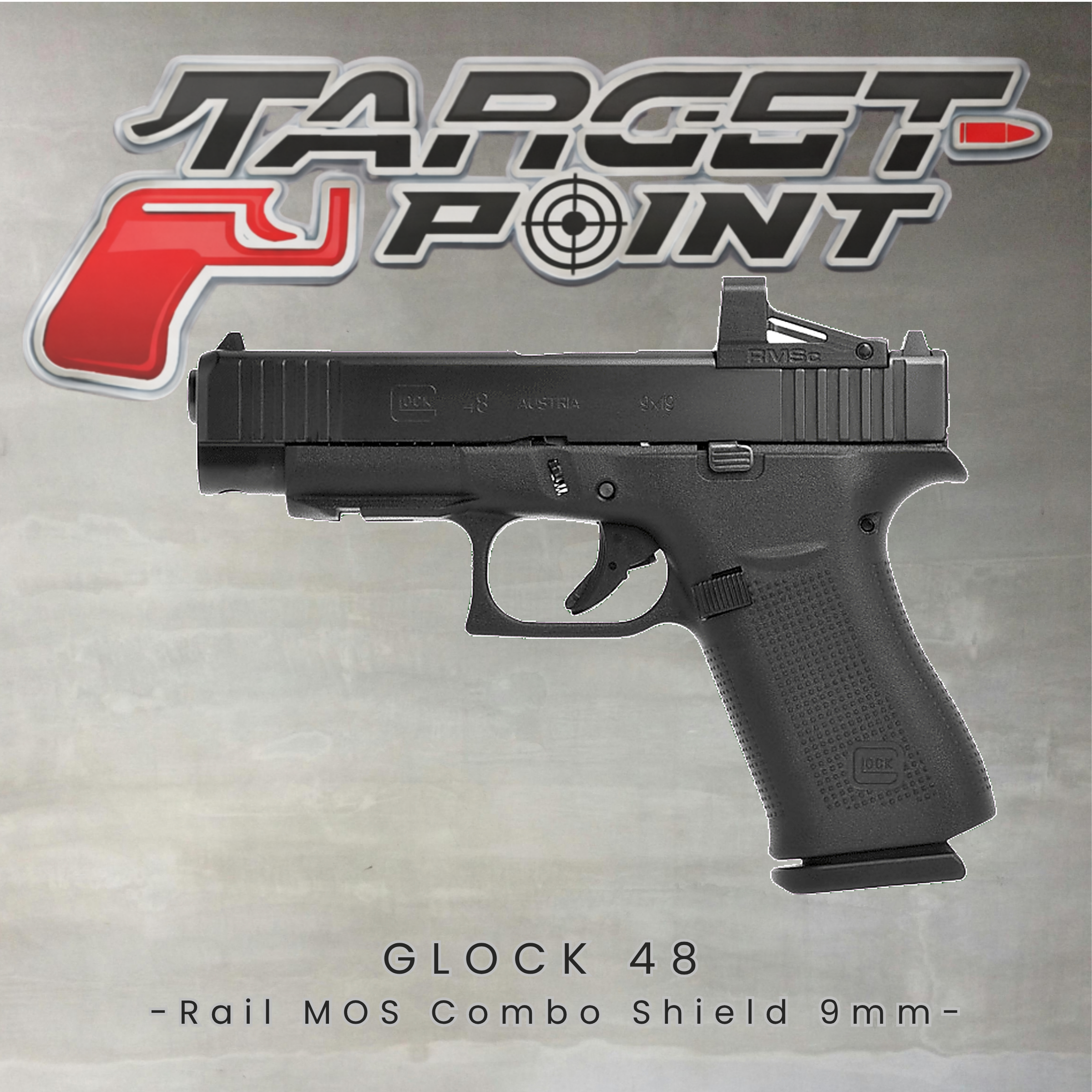 GLOCK 48 Rail MOS Combo Shield 9mm