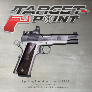 34 Springfield Armory 1911 Ronin AOS 5″ .45 ACP Blued/Stainless