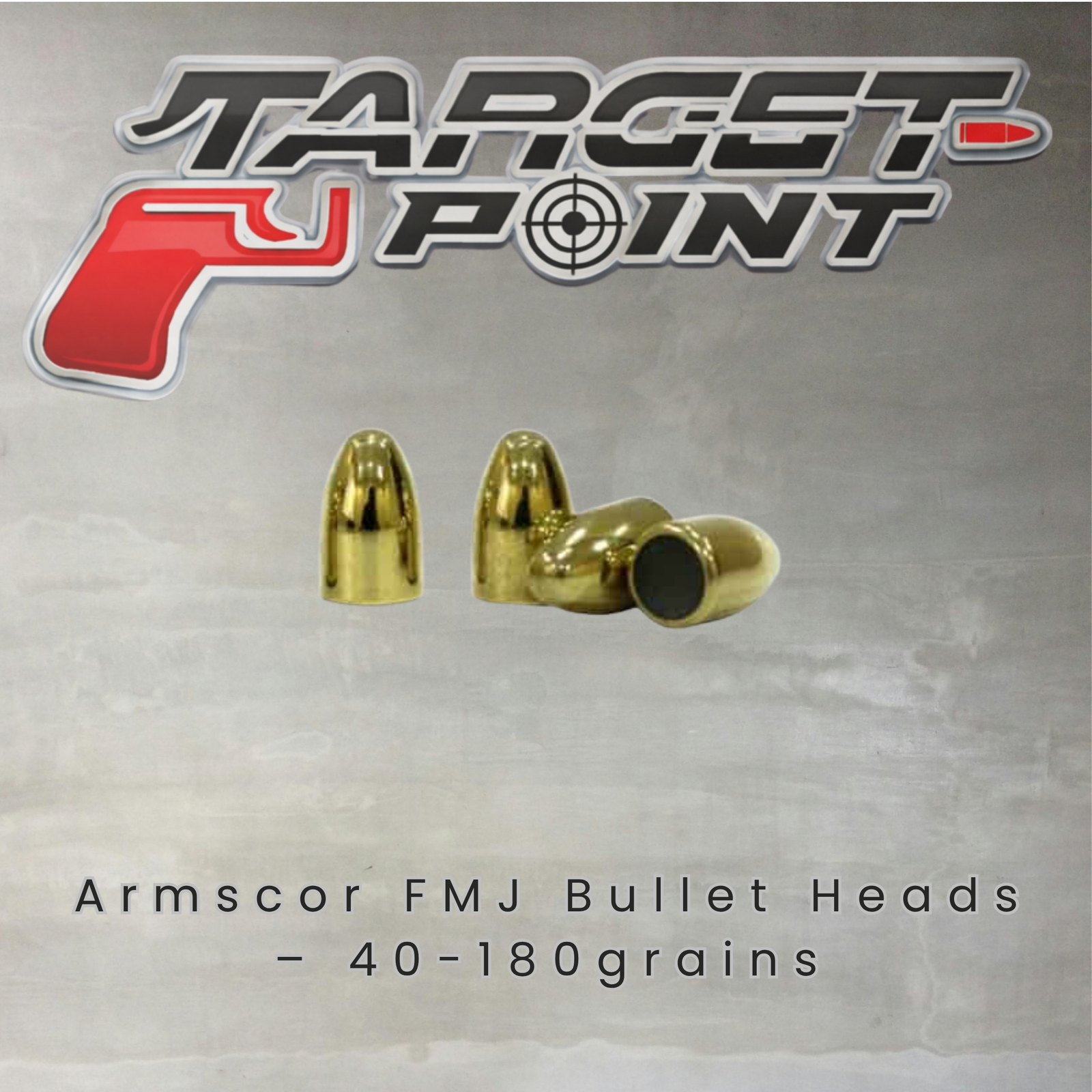 Armscor FMJ Bullet Heads – 40 – 180 grains