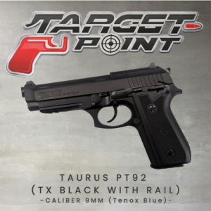 5 Taurus PT92 (TX BLACK WITH RAIL) 9mm