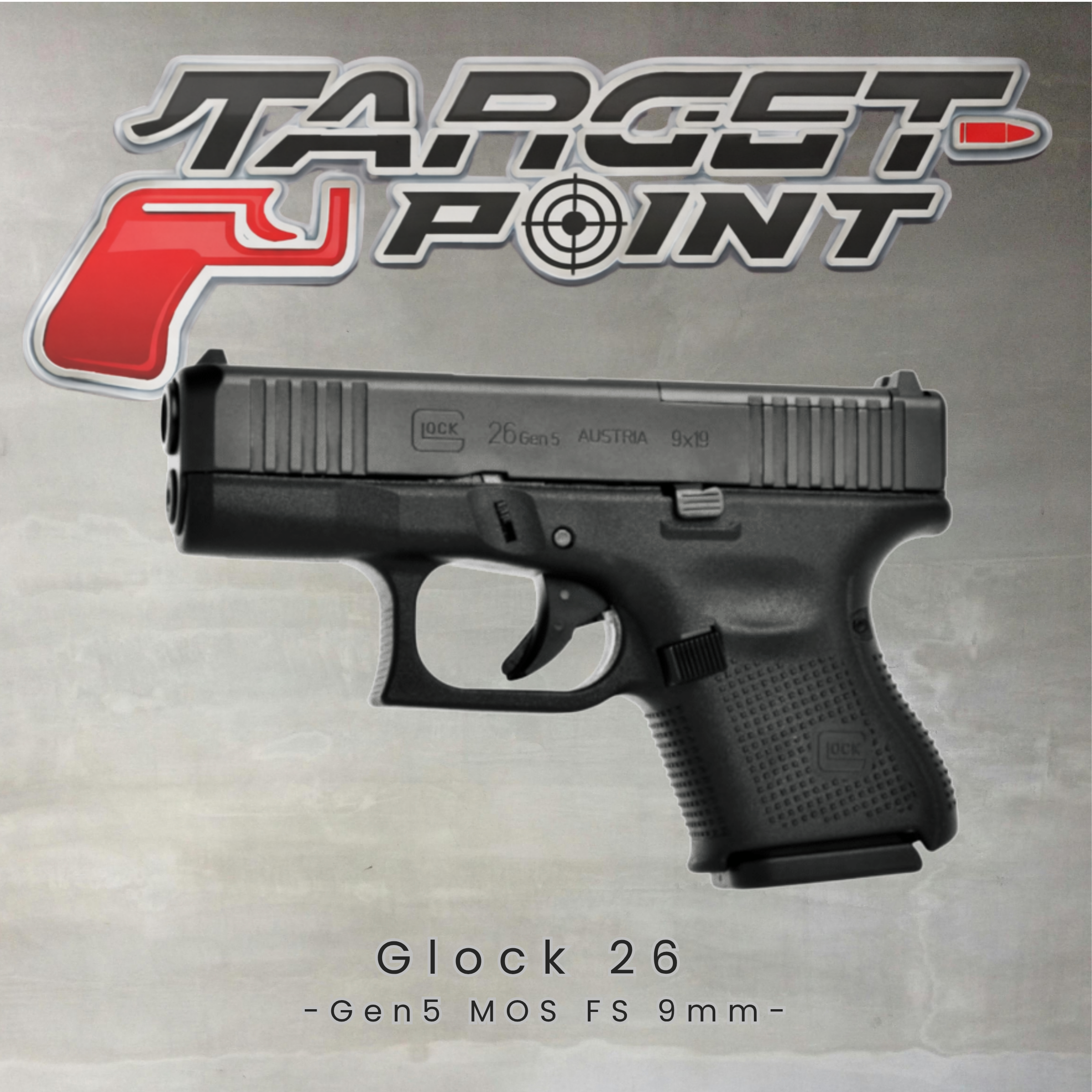 Glock 26 Gen5 MOS FS 9mm