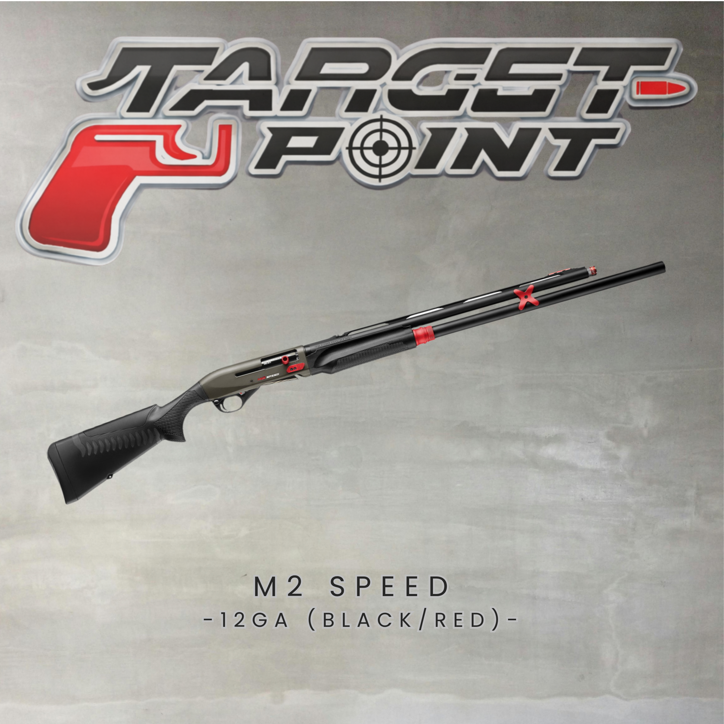 M2 SPEED – 12GA (BLACK/RED)