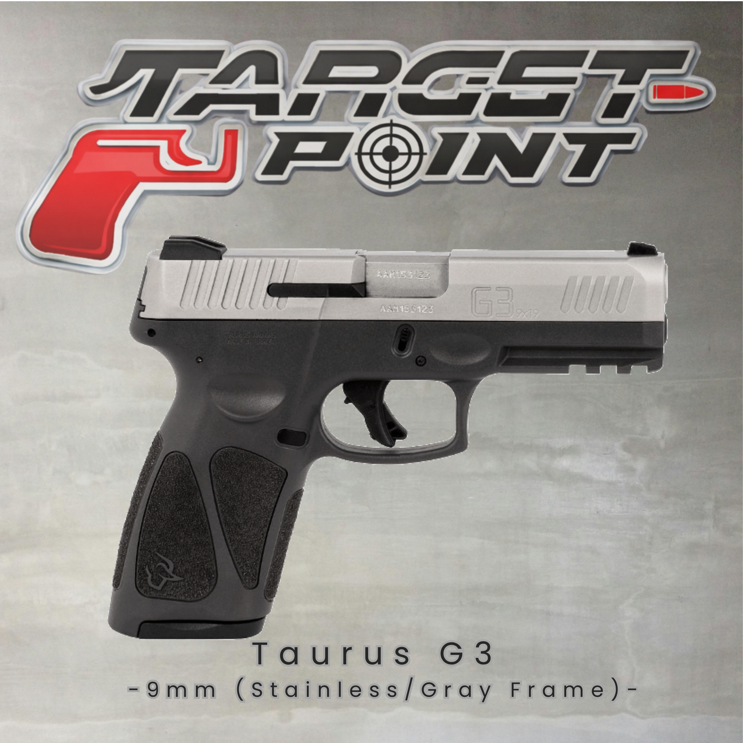 Taurus G3 9mm (Stainless/Gray Frame)