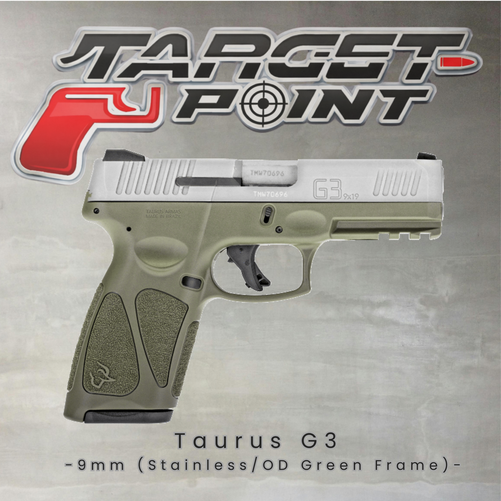 Taurus G3 9mm (Stainless/OD Green Frame)