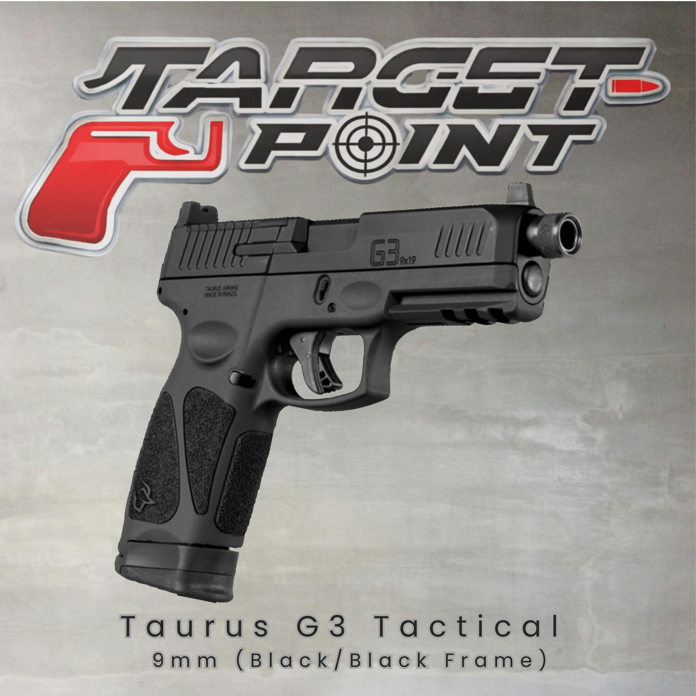 Taurus G3 Tactical 9mm (Black/Black Frame)