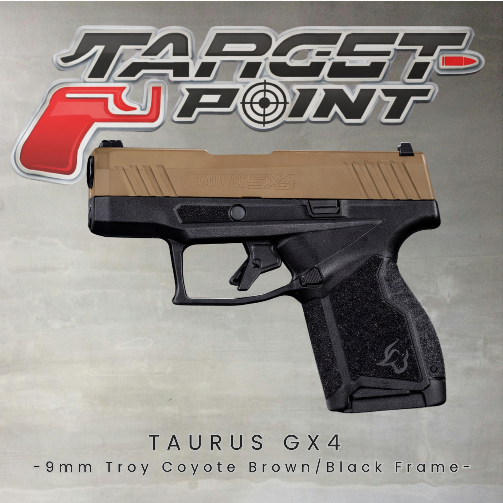 Taurus GX4 9mm (Troy Coyote Brown/Black Frame)