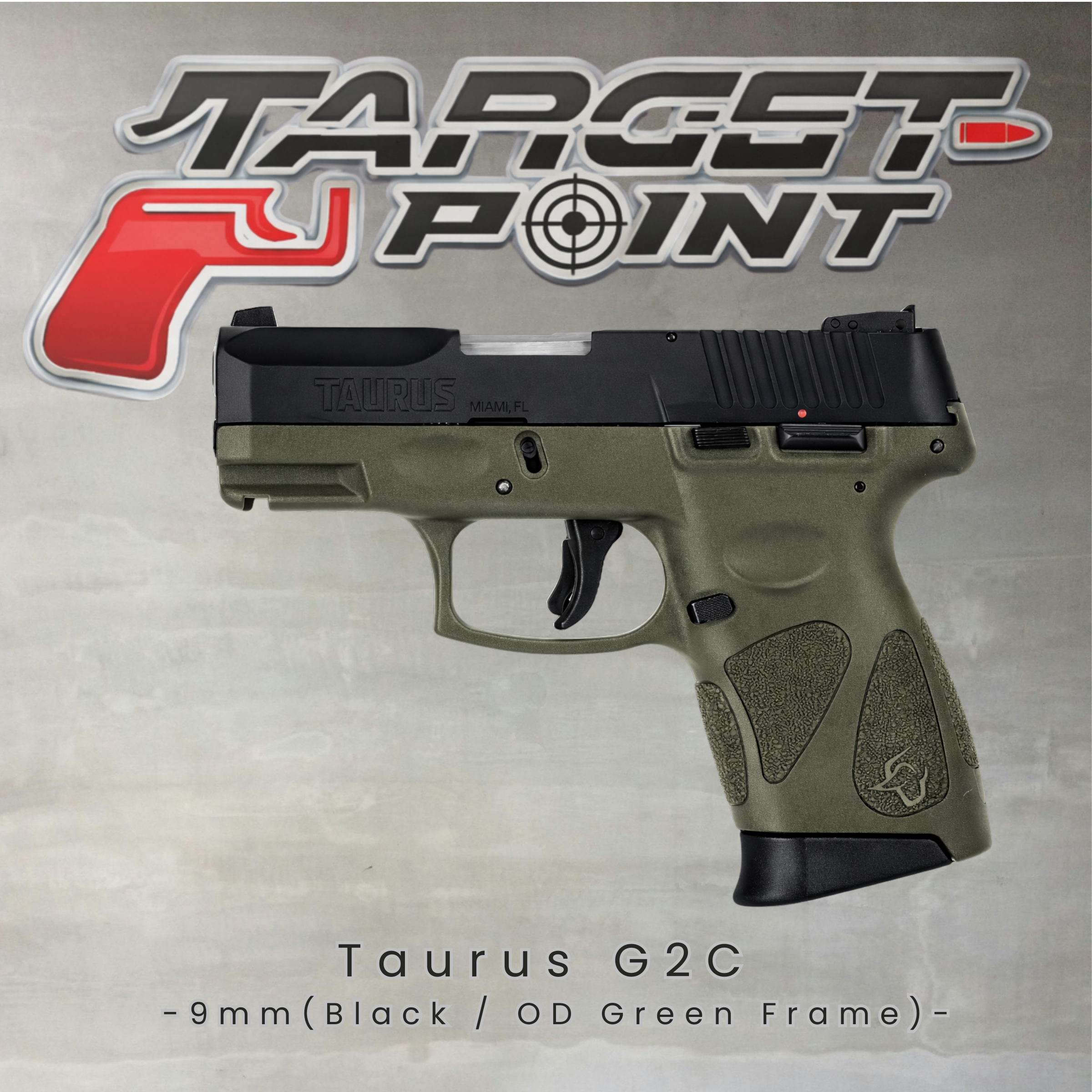 Taurus G2C 9mm (Black / OD Green Frame)