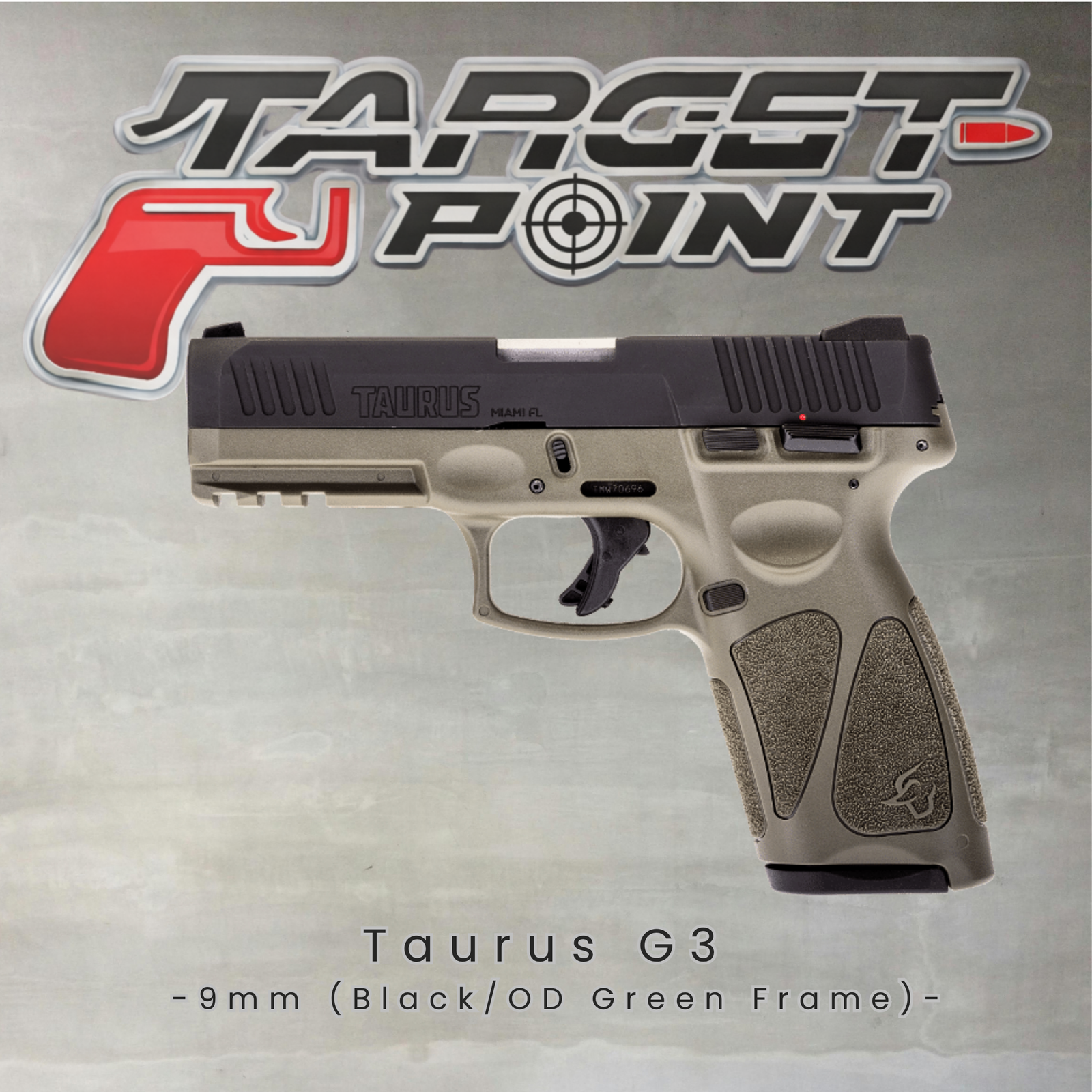 Taurus G3 9mm (Black/OD Green Frame)