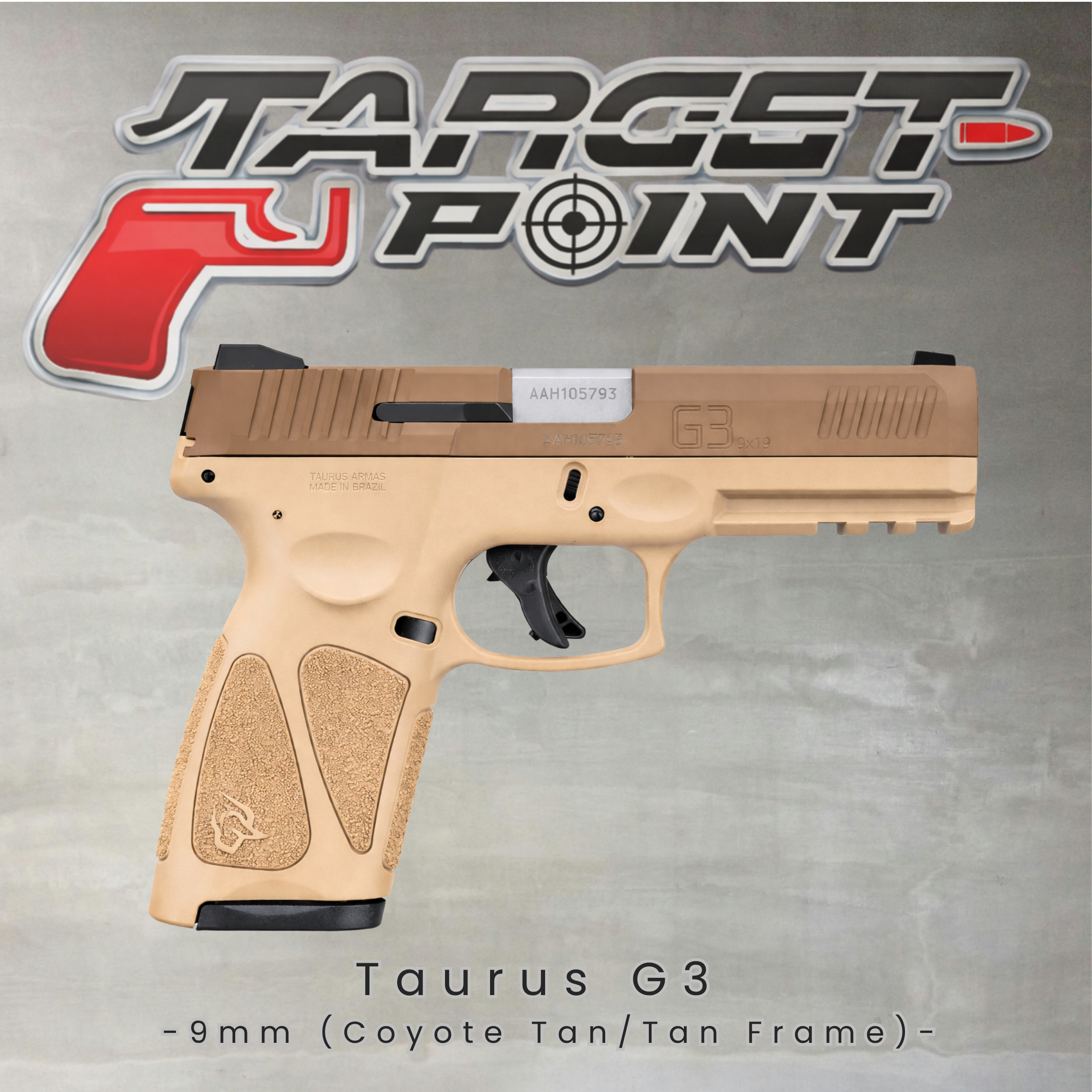 Taurus G3 9mm (Coyote Tan/Tan Frame)
