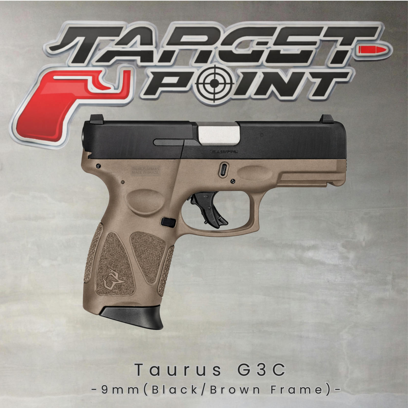 Taurus G3C 9mm (Black/Brown Frame)