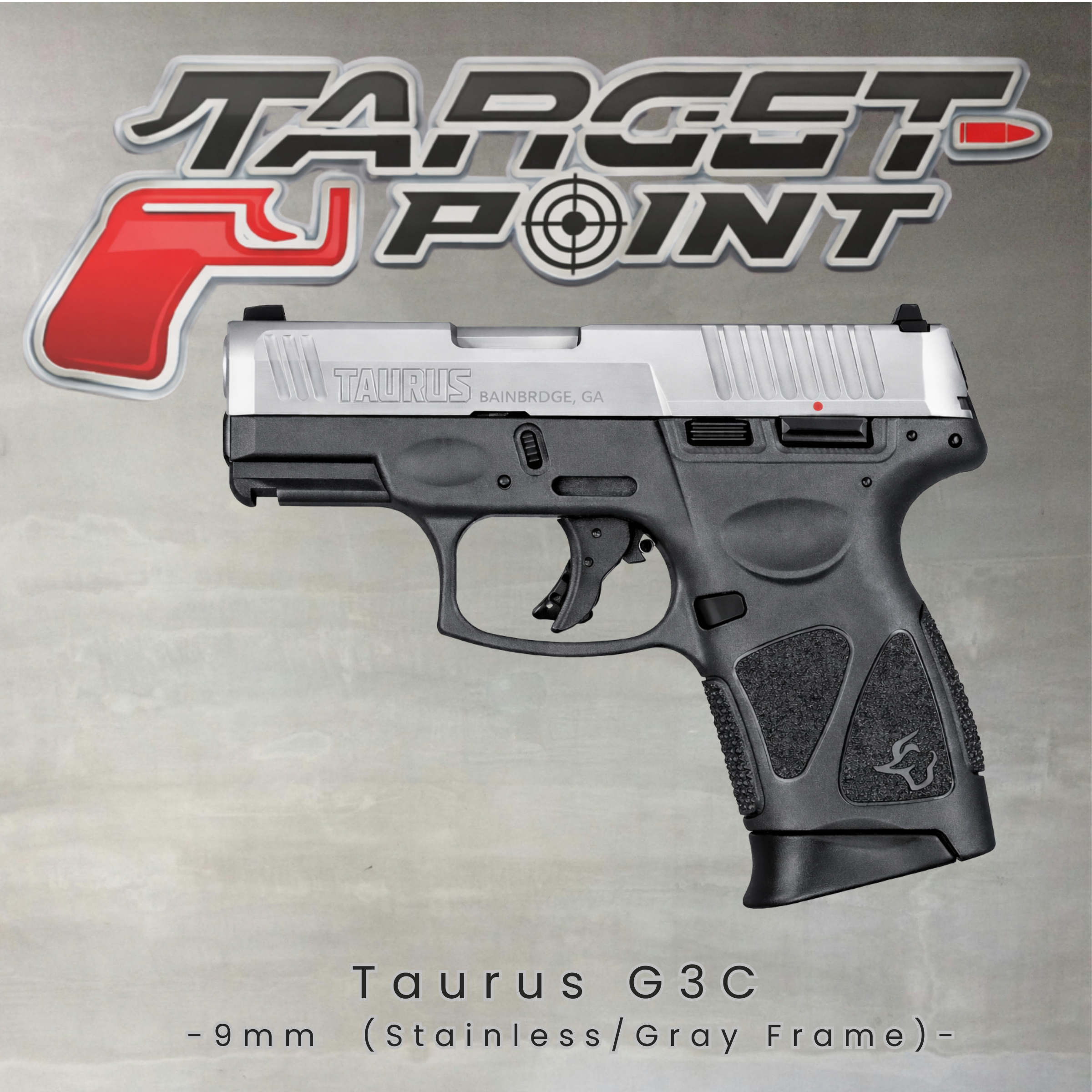 Taurus G3C 9mm (Stainless/Gray Frame)