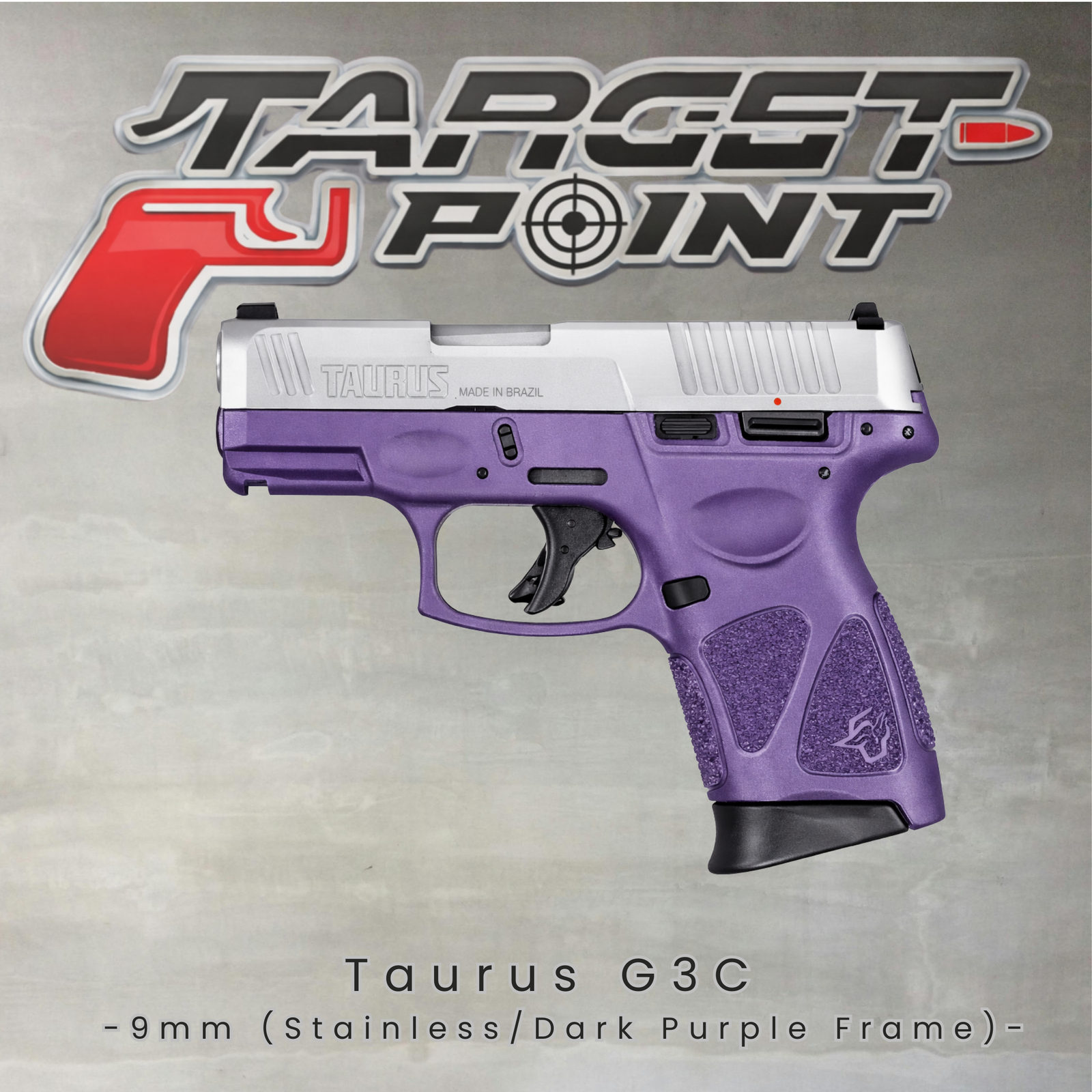 Taurus G3C 9mm (Stainless/Dark Purple Frame)
