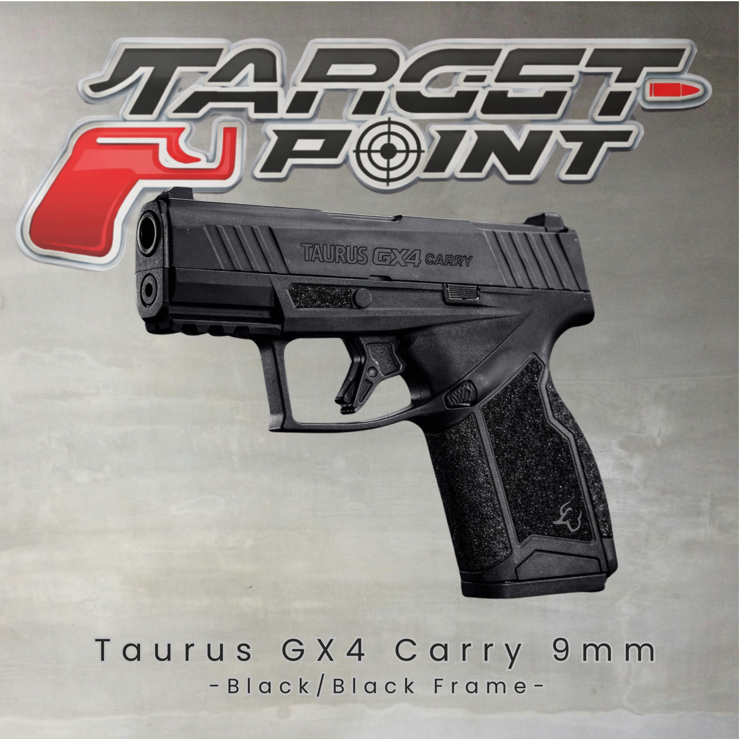 Taurus GX4 Carry 9mm (Black/Black Frame)