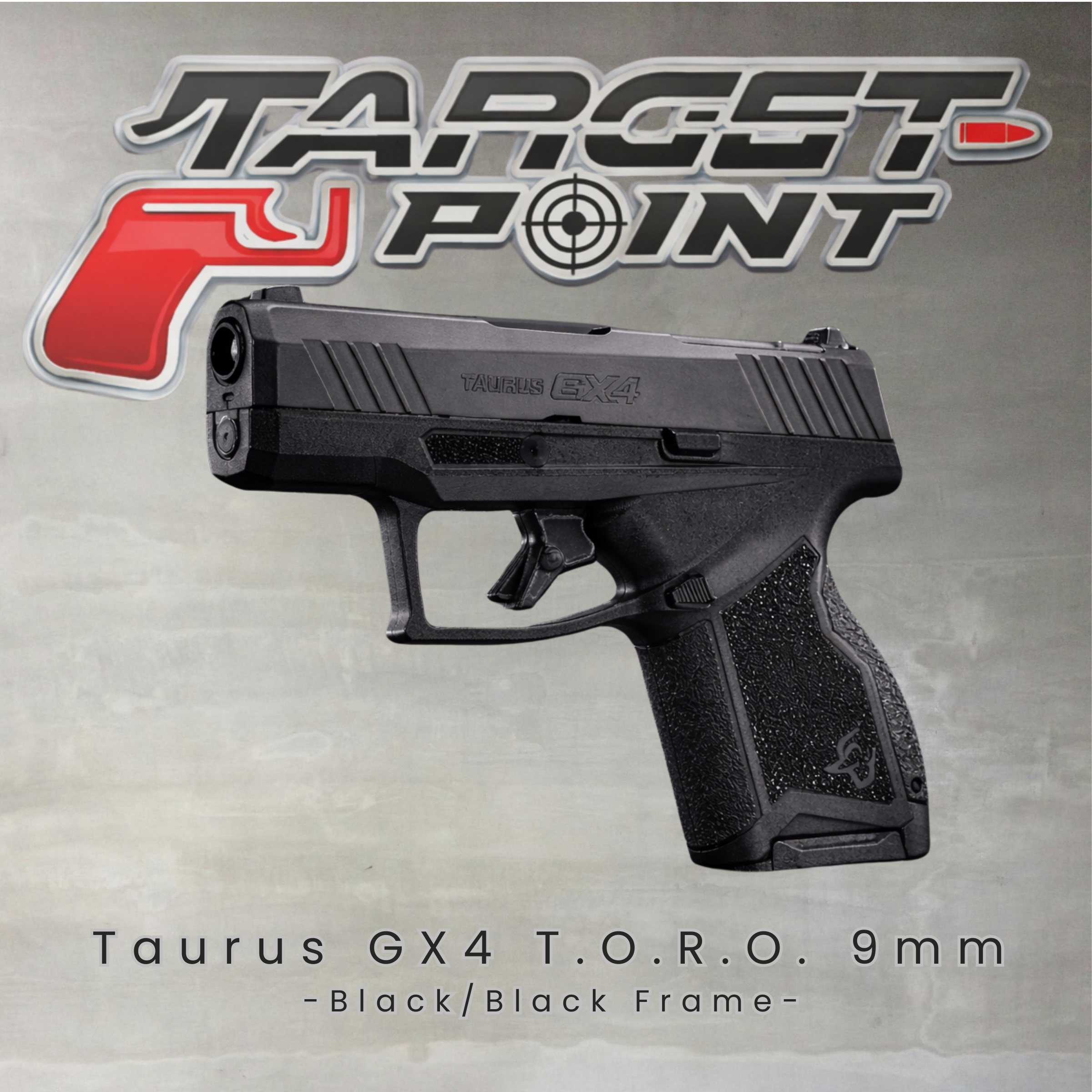 Taurus GX4 T.O.R.O. 9mm (Black/Black Frame)