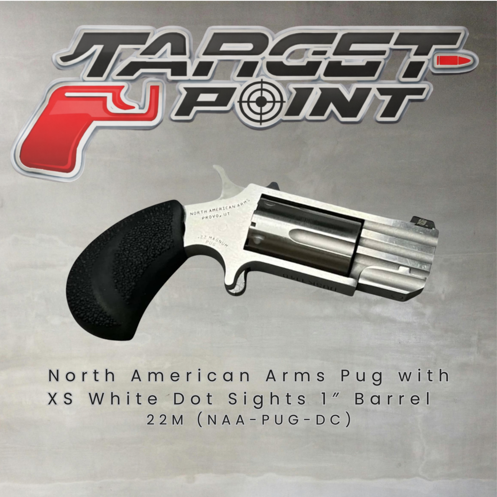 North American Arms Pug with XS White Dot Sights