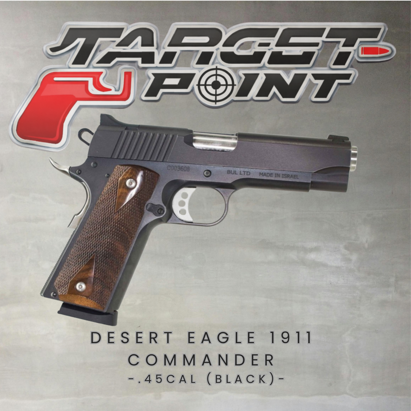 DESERT EAGLE 1911 COMMANDER – .45 CAL (BLACK)