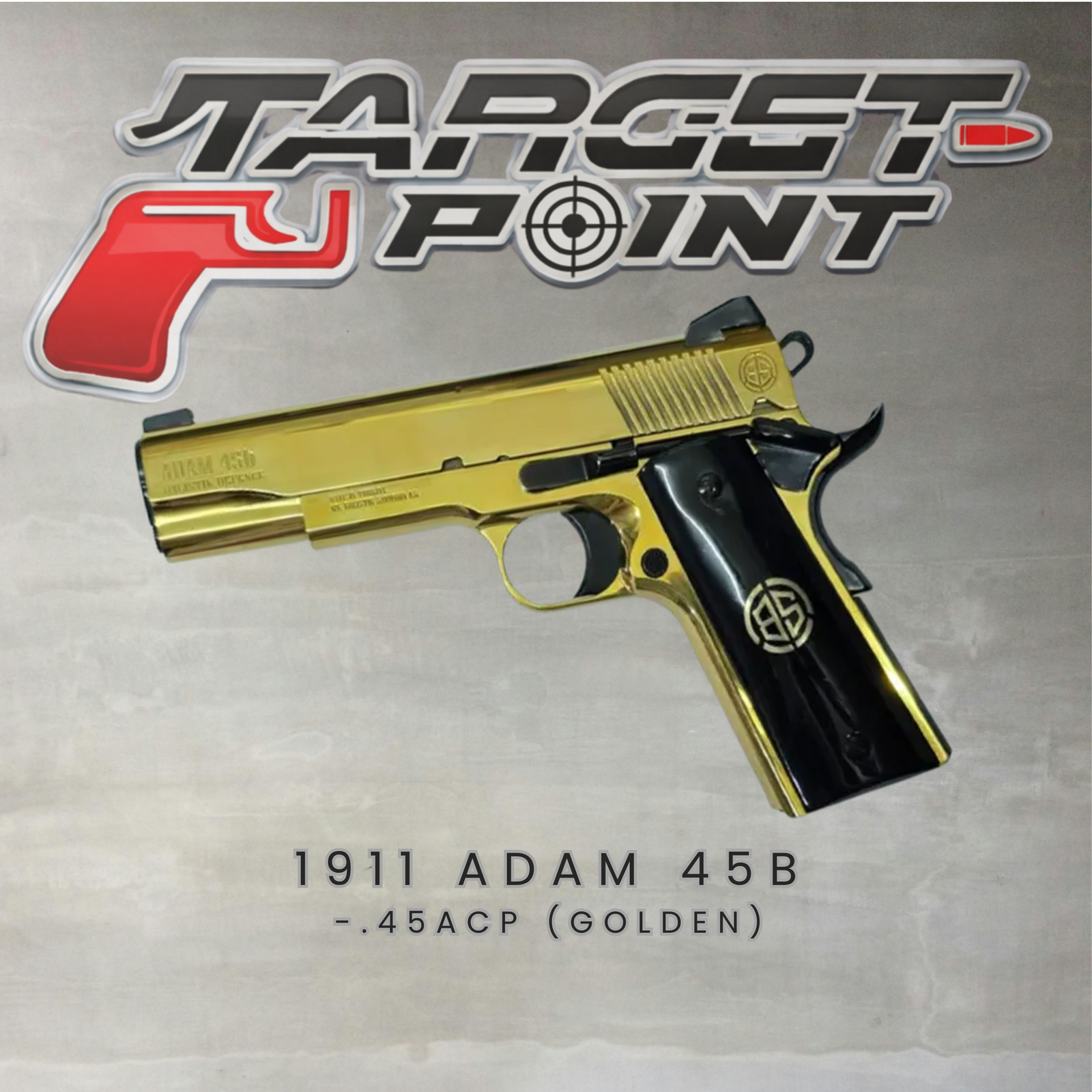 1911 ADAM 45B PREMIUM - GOLDEN .45ACP