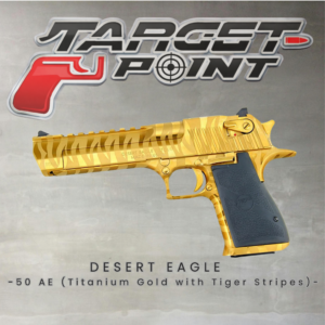 DESERT EAGLE .50 AE (TITANIUM GOLD WITH TIGER STRIPES)