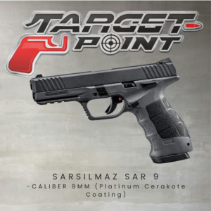 32 SARSILMAZ SAR 9 -CALIBER 9MM (Platinum Cerakote Coating)