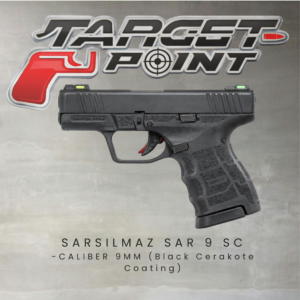 38 SARSILMAZ SAR 9 SC -CALIBER 9MM (Black Cerakote Coating)