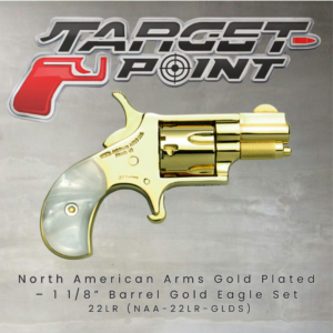 6 North American Arms Gold Plated .22LR (NAA-22LR-GLDS)