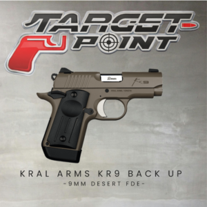 KRAL ARMS KR9 BACK UP - 9MM DESERT FDE