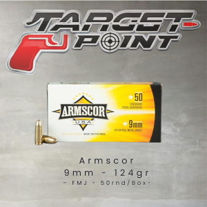 56 Armscor 9mm 124gr FMJ