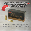 PMC Bronze .38 Special Ammo 132gr FMJ