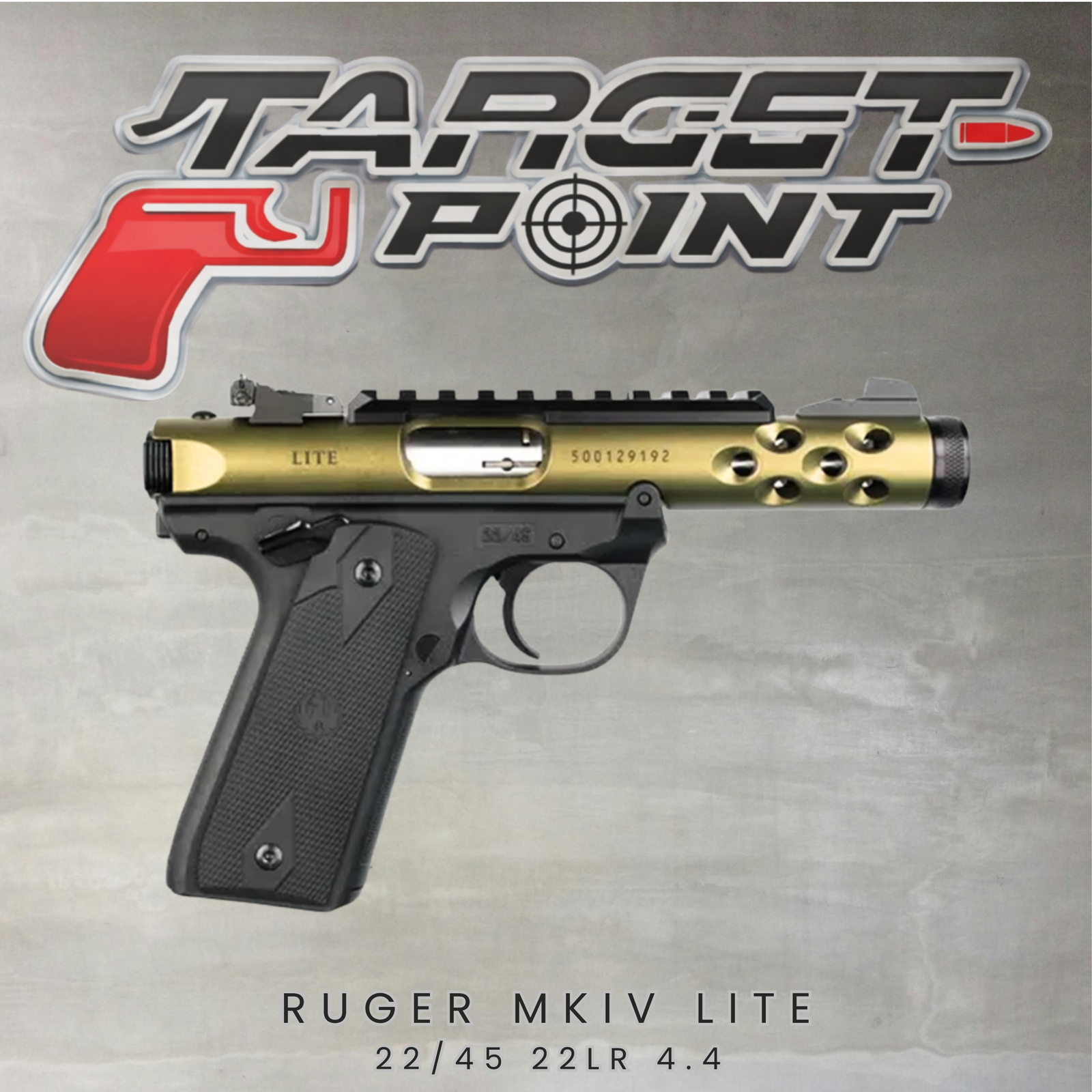RUGER MKIV LITE 22/45 22LR 4.4