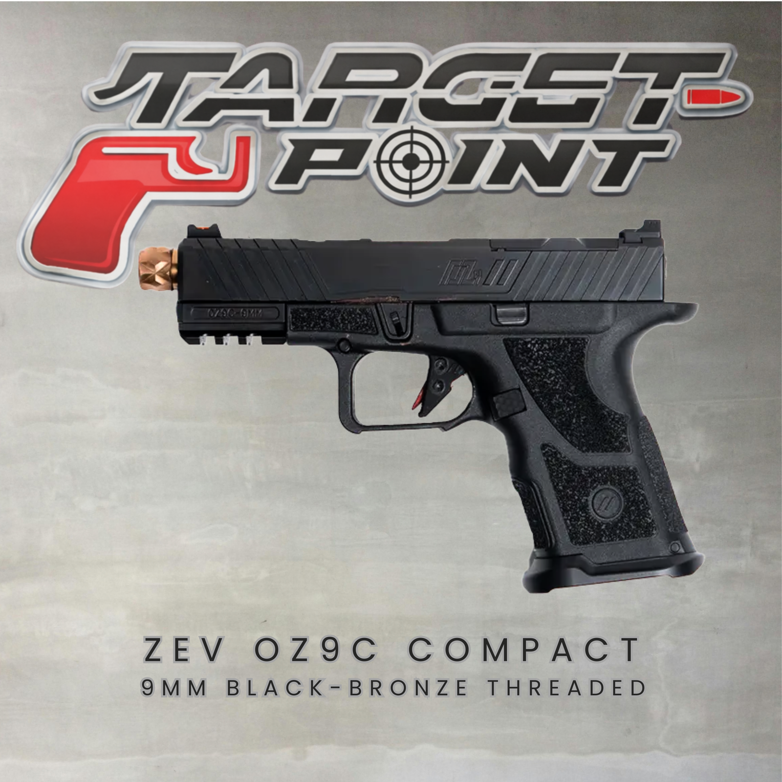 ZEV OZ9C COMPACT BLACK-BRONZE THREADED